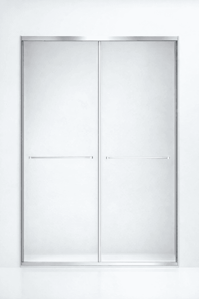 304不鏽鋼極窄邊框雙趟門(不鏽鋼全包框)